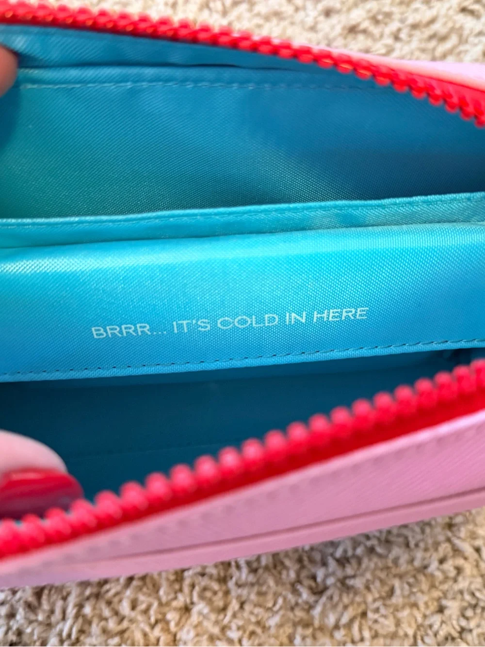 New Bergy Bag Pink Women's Insulated Cosmetic Clutch